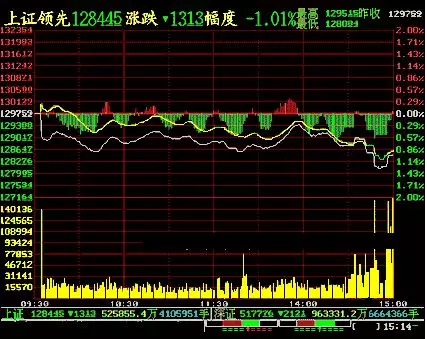 指数分时走势图解