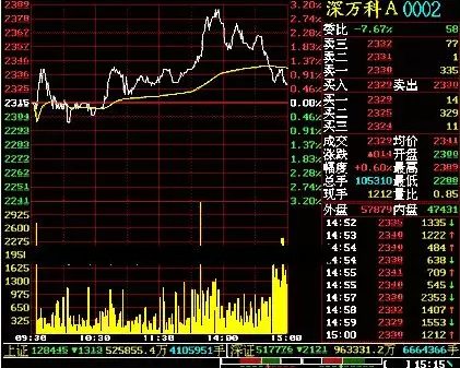 个股分时走势图解